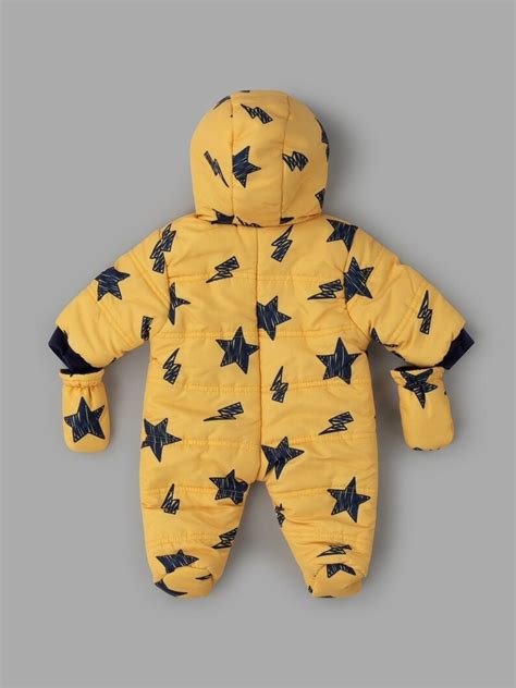 unisex baby pram suit.